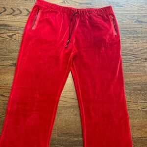 Versace velour sweatpants